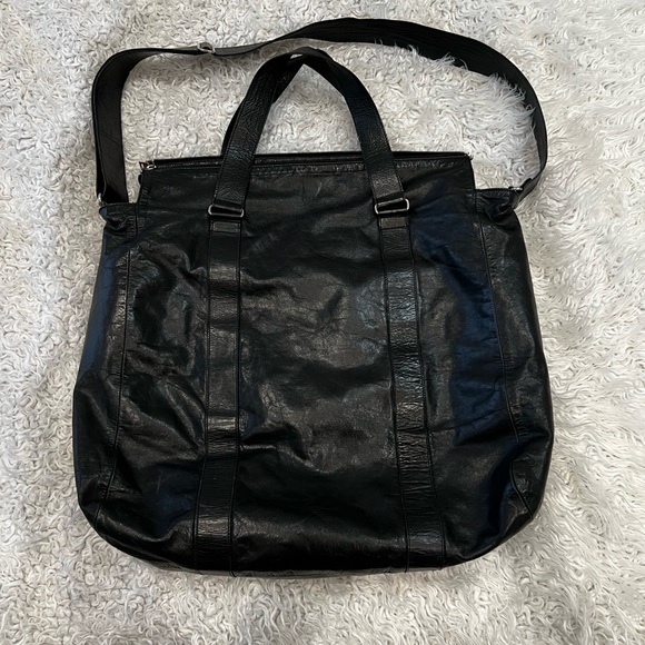 M0851 black leather bag - Picture 3 of 8